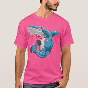 Shark Gym Powerlifting Gewichtheffen Bodybuilding T-shirt