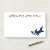 Shark "Hai" v2 Post-it® Notes (Op bureau)