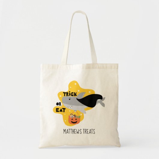 Shark Halloween Treat Tote Bag (Voorkant)