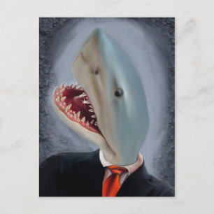Shark Head Briefkaart