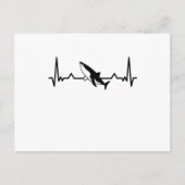Shark Heartbeat Fish Gift Ma Pap Briefkaart (Voorkant)