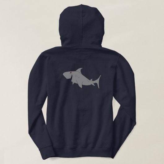 Shark Hoodie (Design achterkant)