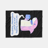 Shark I Survived A Tuesday And For What Wednesday Fleece Deken (Voorkant (Horizontaal))