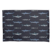 Shark Invasion Pattern Kussensloop (Voorkant)