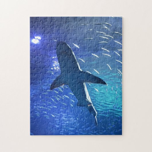Shark Jigzaag Puzzle Legpuzzel (Verticaal)