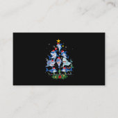 Shark kerstboom Funny Shark Lover Kerstmis P Informatiekaartje (Voorkant)