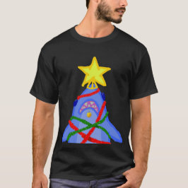 Shark kerstboom t-shirt