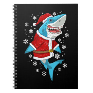 Shark kerstcadeautjes Kinder kerstkerstkerstfeestj Notitieboek