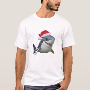 Shark Kerstmis T-shirt