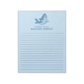 Shark Kind Cute Kawaii Briefpapier Notepad Notitieblok (Gedraaid)