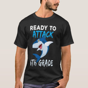 Shark klaar om 6e graad terug te vallen naar schoo t-shirt