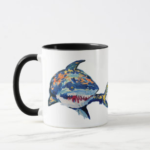 Shark "Kunst van kinderen" Mok