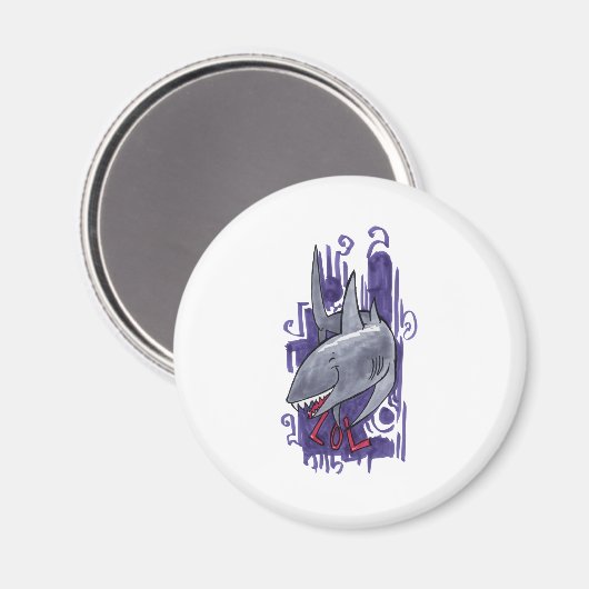 Shark LOL Magneet (Voorkant / Achterkant)