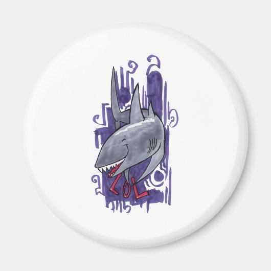 Shark LOL Magneet (Voorkant)