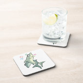 Shark Love Bier Onderzetter (Rechterzijde)