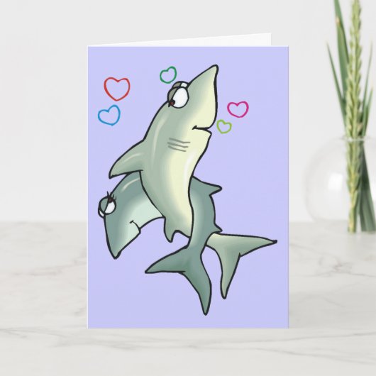 Shark Love Kaart (Voorkant)