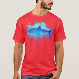 Shark Lover Retro  Scuba Diving Snorkelen T-shirt