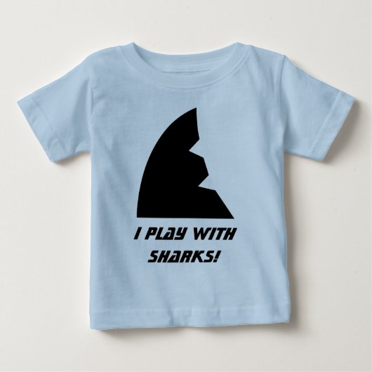 Shark Meeple Baby shirt (Voorkant)