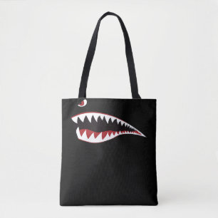 Shark Mouth Art-symbool - Gift for Shark Lover Draagtas
