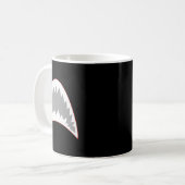 Shark Mouth Jaw Lazy Easy Kostuum voor Halloween P Koffiemok (Voorkant links)