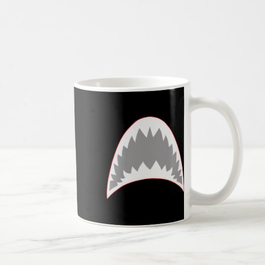 Shark Mouth Jaw Lazy Easy Kostuum voor Halloween P Koffiemok (Rechts)