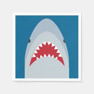 Shark Paper Napkins Servetten