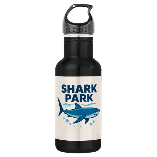 shark park waterfles  (Voorkant)