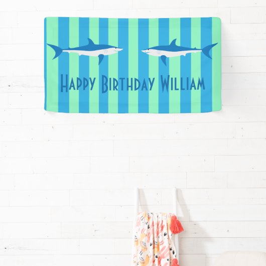 Shark Party Banner (Insitu)