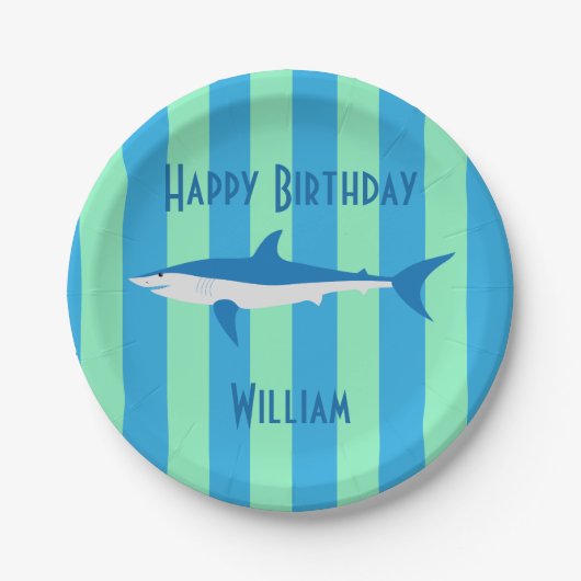 Shark Party Paper Bord (Voorkant)