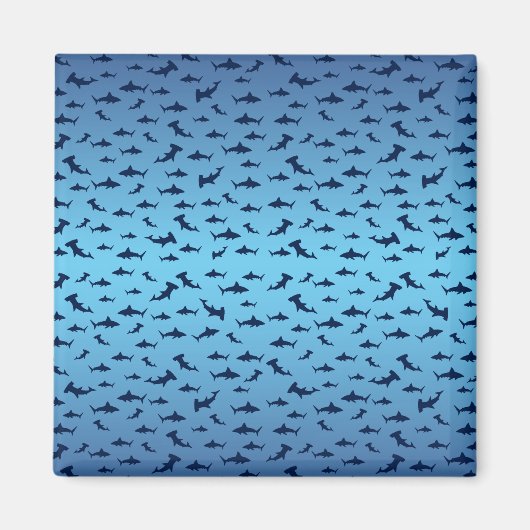 Shark PAttern Magneet (Voorkant)