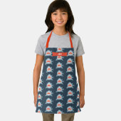 Shark Pattern Navy Blue Schort (Insitu)