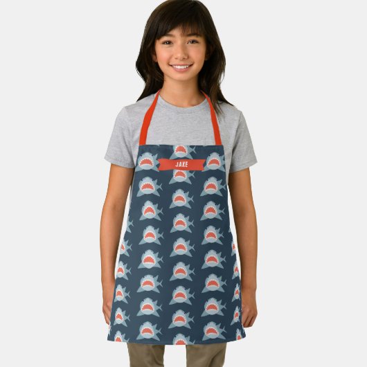 Shark Pattern Navy Blue Schort (Insitu)