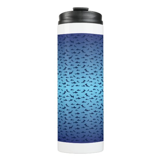 Shark PAttern Thermosbeker (Voorkant)