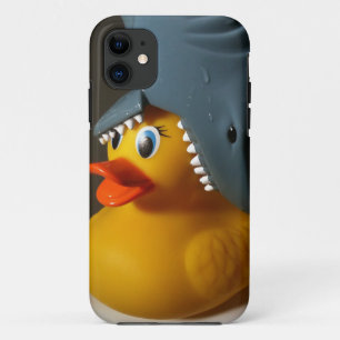 Shark Pet Rubber Duck iPhone 11 Hoesje