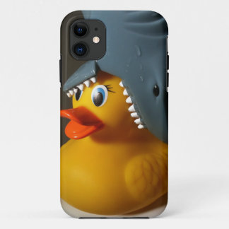 Shark Pet Rubber Duck iPhone 11 Hoesje