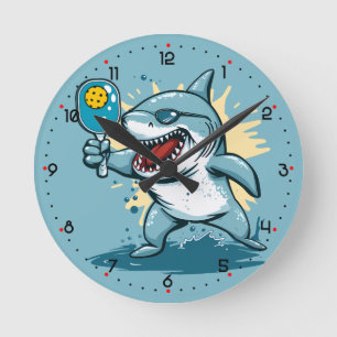 Shark Pickleball Ronde Klok