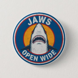 Shark pin ronde button 5,7 cm