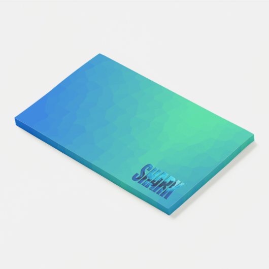 shark post-it notes (Schuin)