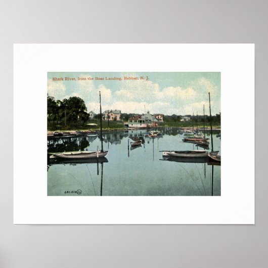 Shark River, Belmar, NJ  Poster (Voorkant)