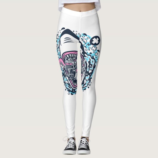 Shark Rock Leggings (Voorkant)
