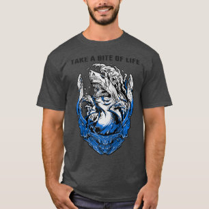 Shark Sayings Motivation Take A Bite Of Life T-shirt