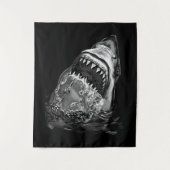 Shark Scary Shark Wandkleed (Voorkant)