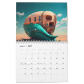 Shark sculpture on the beach kalender (Mar 2027)