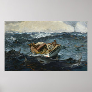 Shark Shipwreck Poster