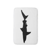 Shark silhouet badmat (Voorkant Verticaal)