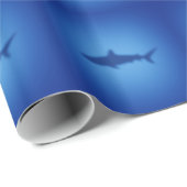 Shark silhouet cadeaupapier (Rol Hoek)