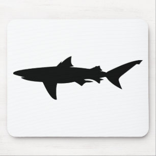 Shark silhouet muismat