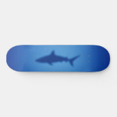 Shark silhouet skateboard (Horizontaal)