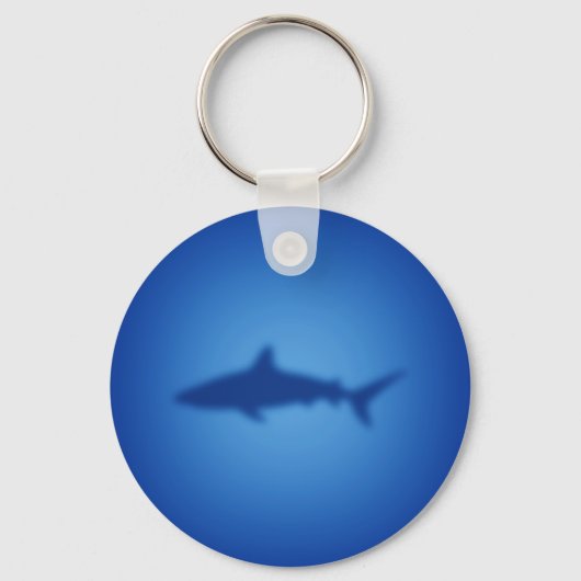 Shark silhouet sleutelhanger (Voorkant)