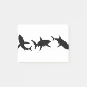 Shark Silhouette Post-it® Notes (Voorkant)
